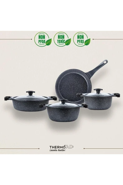 Alüminyum Granit Döküm Graneu Model 7 Parça Set Tad7prgrangri, One Size ürün görseli 1