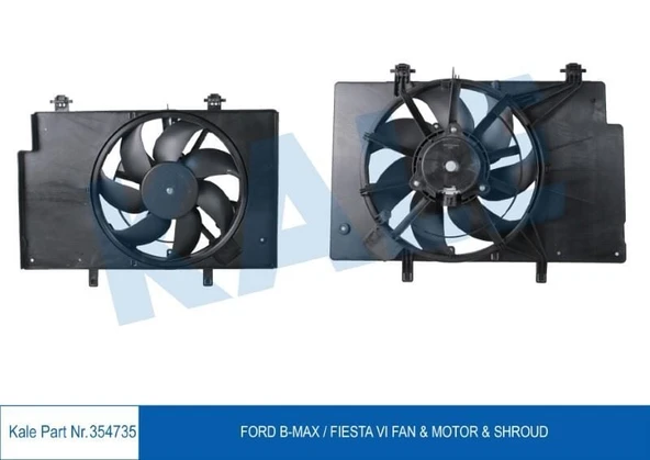 KALE FAN MOTORU DAVLUMBAZLI FORD B-MAX FIESTA VI ürün görseli 1