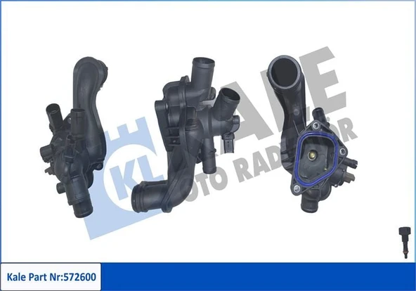KALE (105 °C) KOMPLE TERMOSTAT - PLASTİK GÖVDELİ CITROËN BERLINGO / C3 II / C3 PICASSO / C4 Coupe / C4 GR N BERLINGO / C3 II / C3 PICASSO / C4 Coupe / C4 GR ürün görseli 1