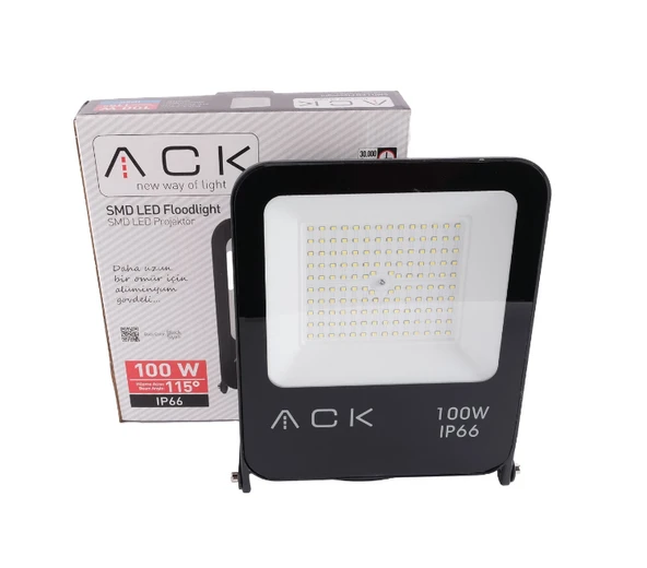 Ack Led Projektör 100W Beyaz AT62-19132 - Resim 4