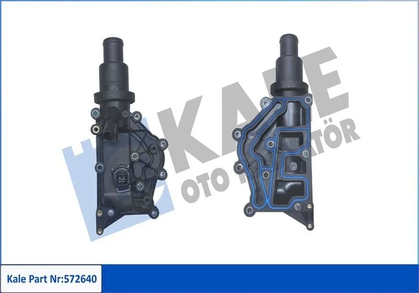 KALE (89 °C) KOMPLE TERMOSTAT - PLASTİK GÖVDELİ RENAULT CLIO / GRAND SCÉNIC / MEGANE / MODUS / GRAND MODU  CLIO / GRAND SCÉNIC / MEGANE / MODUS / GRAND MODU ürün görseli 1