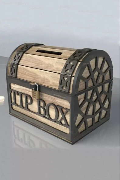 Klitli Tip Box Bahşiş Kutusu ve Kumbara Sandık Tipi Tipbox ürün görseli 1