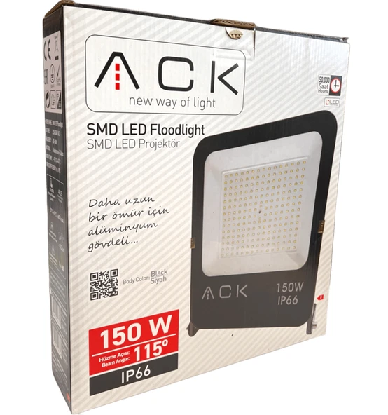 Ack Led Projektör 150W Beyaz AT62-19432 - Resim 4