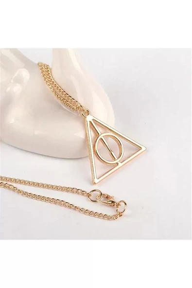 Potter Ölüm Yadigarları Üçgen Kolye ürün görseli 1
