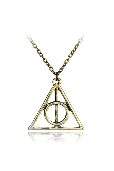 Potter Ölüm Yadigarları Üçgen Kolye ürün görseli 1