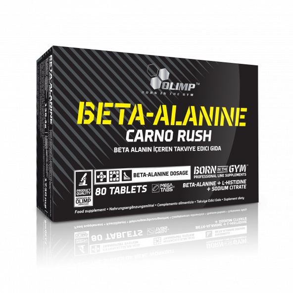 Olimp Beta-Alanine Carno Rush 80 Tablet ürün görseli 1