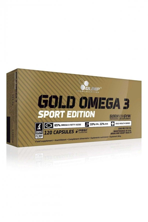 Olimp Gold Omega-3 Sport Edition 120 Kapsül ürün görseli 1