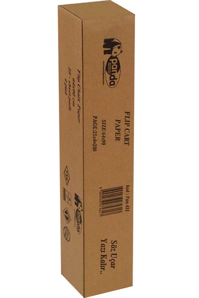 64x90 Flipchart Kağıdı Rulo Düz 100 Lü P-431 ürün görseli 1