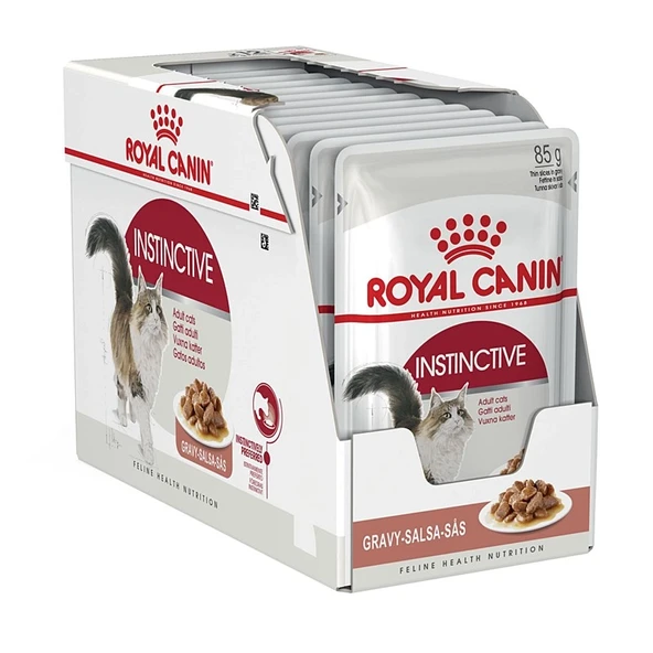 Royal Canin Instinctive Gravy Kedi Konservesi 12x85gr ürün görseli 1
