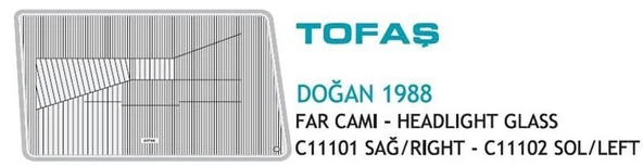 AYFAR FAR CAMI FIAT M.131 DKŞ.SOL 1988-1992 ürün görseli 1