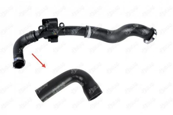 İBRAŞ TURBO HORTUMU PLASTİK BORU HARİÇ OK İLE GÖSTERİLEN KÜÇÜK HORTUM RENAULT KANGOO-II ürün görseli 1