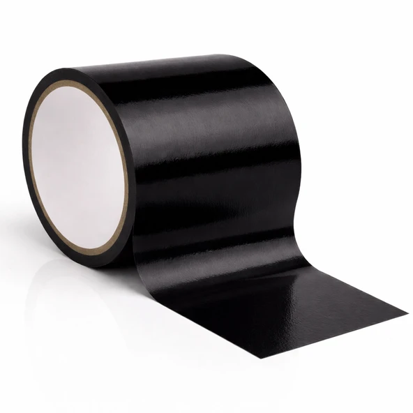 Siyah Tamir Bandı 100 MM x 10 MT Yüksek Dayanımlı Su Geçirmez Güçlü Yapışkan Çok Amaçlı Onarım Bandı ürün görseli 1
