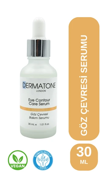 DERMATONE | Eye Contour Care Serum | Torbalanma Ve Morluk Karşıtı Aydınlatıcı Kafein Göz Altı Serumu ürün görseli 1