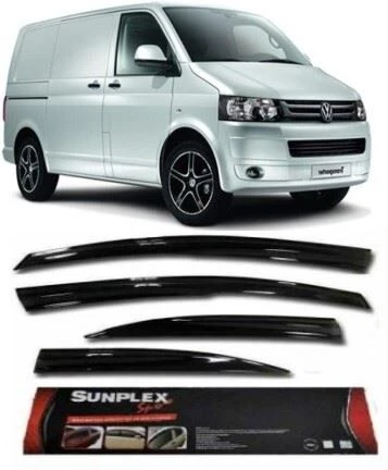 SUNPLEKS CAM RÜZGARLIĞI VW TRANSPORTER T5-T6 CİTYVAN 03-19  SPORT STYLE ürün görseli 1