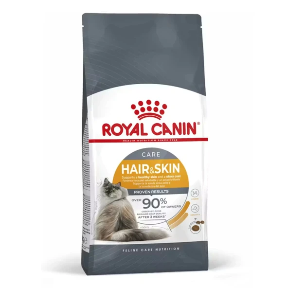 Royal Canin Hair&Skin Hassas Tüylü Kedi Maması 4 kg ürün görseli 1