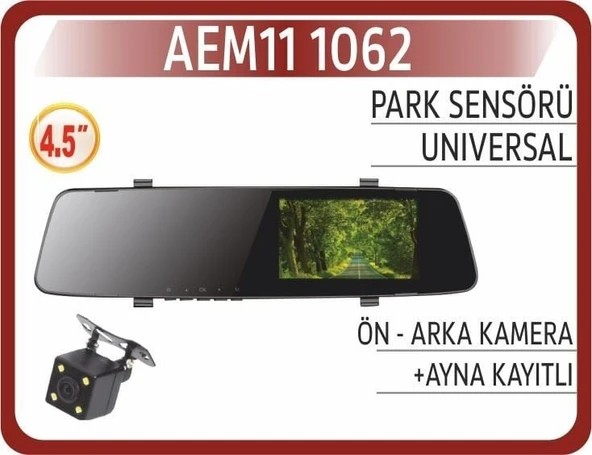 PARK SENSÖRÜ ÖN - ARKA KAMERA+AYNA KAYITLI ürün görseli 1