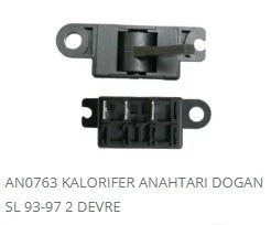 VERTEX KALORIFER ANAHTARI 2 DEVRE FIAT DOGAN SL 93-97 ürün görseli 1