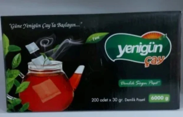 YENİGÜN DEMLİK POŞET ÇAY 6000 GR - Resim 2
