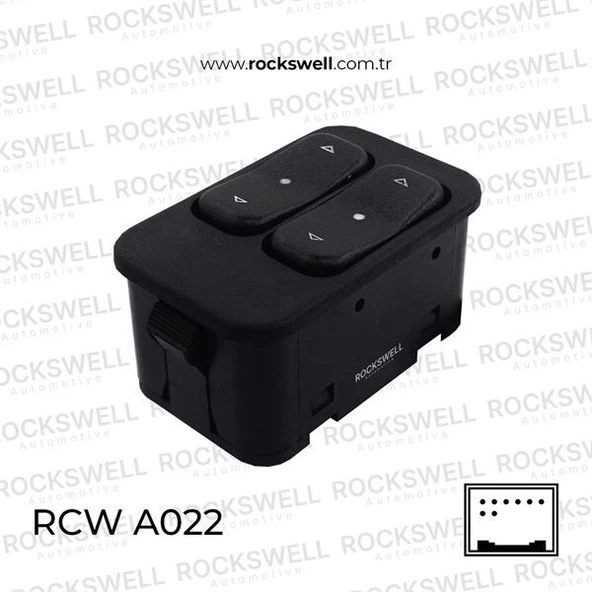 ROCKSWELL CAM KALDIRMA ANAHTARI SOL ÖN ÇIFTLI ASTRA G CORSA C COMBO ZAFIRA ürün görseli 1