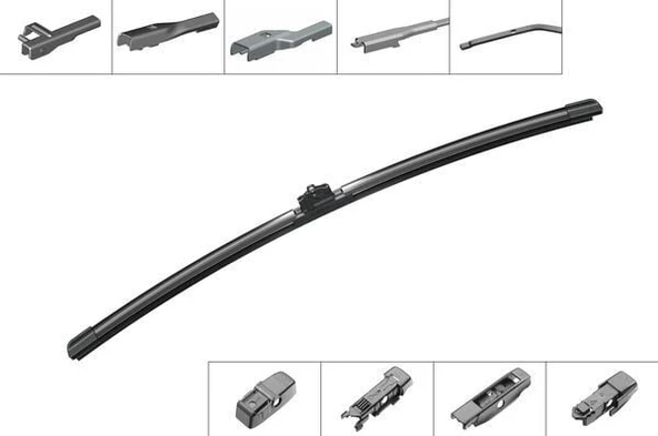 Bosch Aerotwin Silecek Süpürgesi Muz Tip 4 Aparatlı 500MM AP500U ürün görseli 1