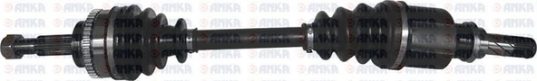 ANKA ÖN AKS SOL CLIO SYMBOL THALIA 1,5DCI ABSLI 08-> (DIS FREZE:23-IC FREZE:26-ABS HALKA SAYISI:44) ürün görseli 1