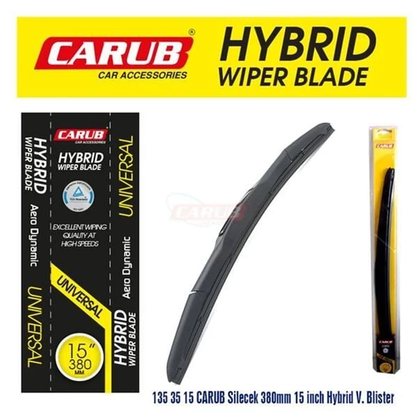 CARUB SİLECEK 380MM 15 İNCH HYBRİD V. BLİSTER ürün görseli 1