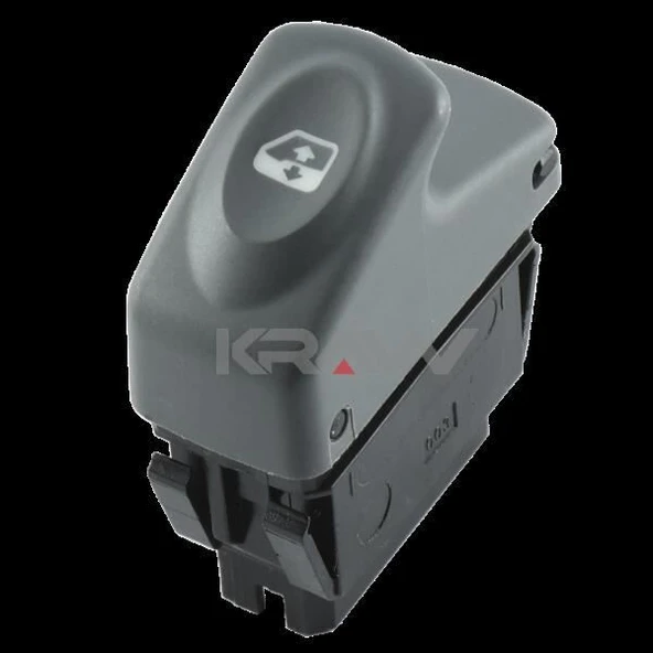 KRAW CAM KALDIRMA ANAHTARI RENAULT CLIO - KANGOO - MEGANE I 6 PİN GRİ ürün görseli 1