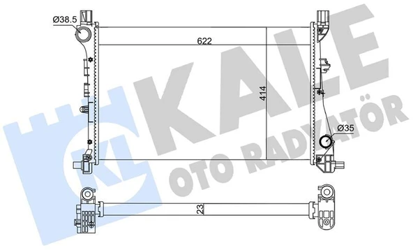 KALE RADYATÖR MEKANİK FIAT EGEA ürün görseli 1