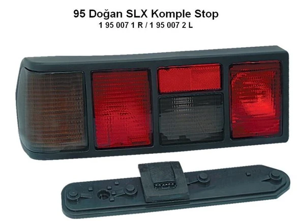 ESER STOP LAMBA VİDASIZ KOMPLE DUYLU SAĞ FIAT DOĞAN S.SLX 95 DC . ürün görseli 1