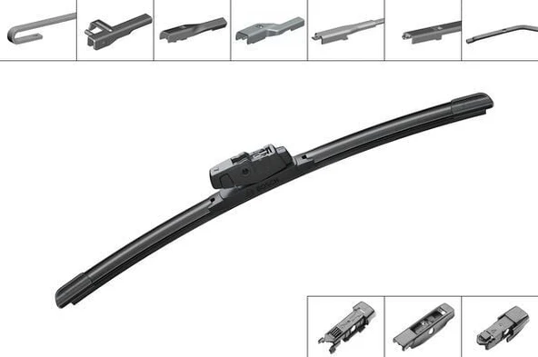 Bosch Aerotwin Silecek Süpürgesi Muz Tip 4 Aparatlı 380MM AE380 ürün görseli 1