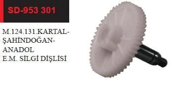 KLF SİLECEK DİŞLİSİ EM FIAT MURAT 124 131 DKŞ ANADOL MAKO NO 72561301 ürün görseli 1