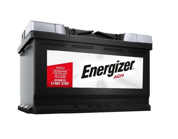 Energizer Max Premium Agm Ea70L3 12V 70Ah Akü ürün görseli 1