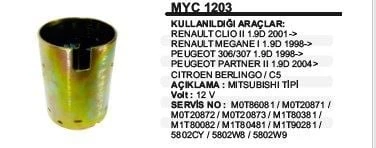 REMARK GOVDELI YASTIK 12V  RENAULT CLIO II/MEGANE I 1998-> MITSUBISHI TİP ürün görseli 1