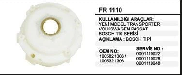 DODO REDİKTÖR FİBERİ VW TRANSPORTER/PASSAT BOSCH TİP ürün görseli 1