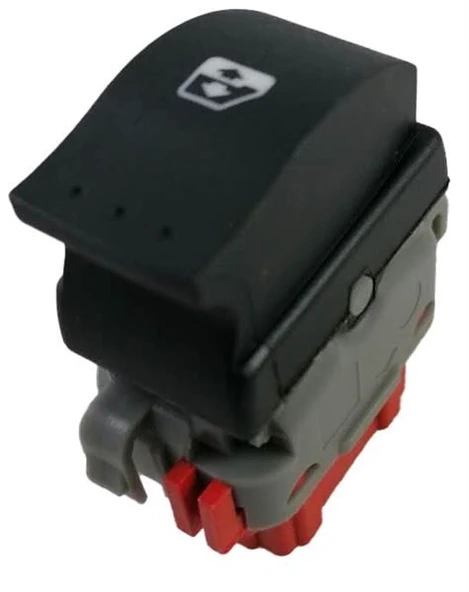 DODO CAM KALDIRMA ANAHTARI SAĞ KIRMIZI RENAULT TRAFIC/CLIO MASTER II 6 FİŞ ürün görseli 1