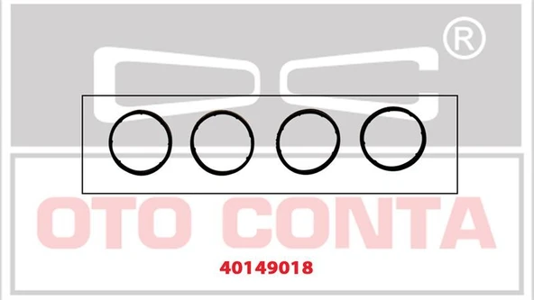 OTOCONTA EMME MANIFOLT CONTASI (KAUCUK 4ADET) RENAULT R19 MEGANE 1.6 8V K7J-700-701-K7M 702-710 ürün görseli 1