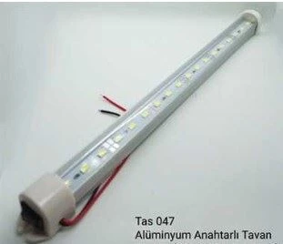 TAS 24V 25CM ALÜMİNYUM GÖVDE ANAHTARLI LED TAVAN LAMBA BEYAZ ürün görseli 1