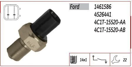 KLF GERİ VİTES MÜŞÜRÜ FORD TRANSIT V184 01>06 6 İLERİ TRANSIT V347 06>14 V363 014/-> RANGER-MAZDA BT 50 ürün görseli 1