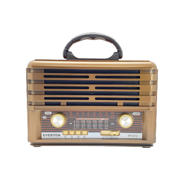 Everton Rt-812 Bluetooth, Usb/Sd/Aux/Fm 3 Band Radyo Nostalji Müzik Kutusu ürün görseli 1