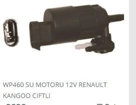 DODO SU FİSKİYE MOTORU 12V RENAULT KANGOO ÇİFTLİ ürün görseli 1