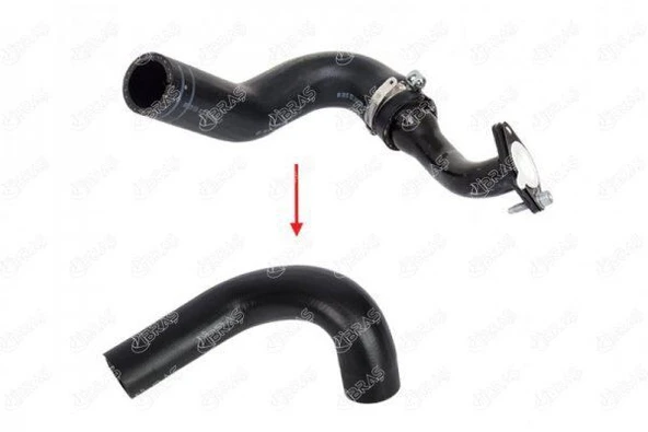 İBRAŞ TURBO HORTUMU METAL BORU HARİÇ FIAT LINEA ürün görseli 1