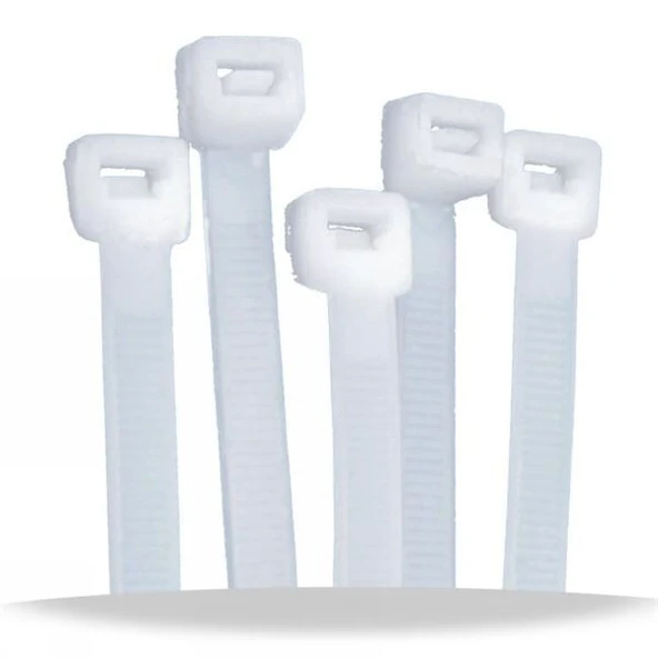 PEMSAN KABLO KEMERİ (BAĞI)-4.8*300 BEYAZ (1 PK=100 ADET) ürün görseli 1