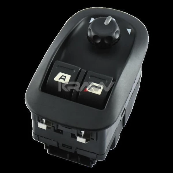 KRAW CAM KALDIRMA ANAHTARI FIAT SCUDO  ÇİFTLİ - AYNA AYARLI 2001-2007 206 - 306 - EXPERT ürün görseli 1