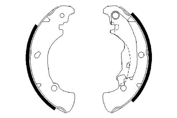 Bosch Arka Balata Pabuç Fiat Bravo 1995-2001 ürün görseli 1