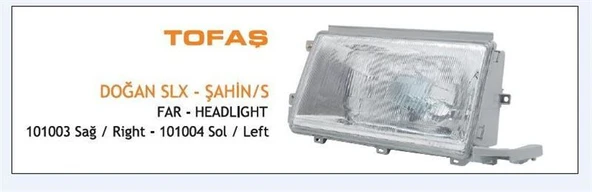 AYGERSAN FAR FIAT DOĞAN SLX 1993-1999 SAĞ ürün görseli 1