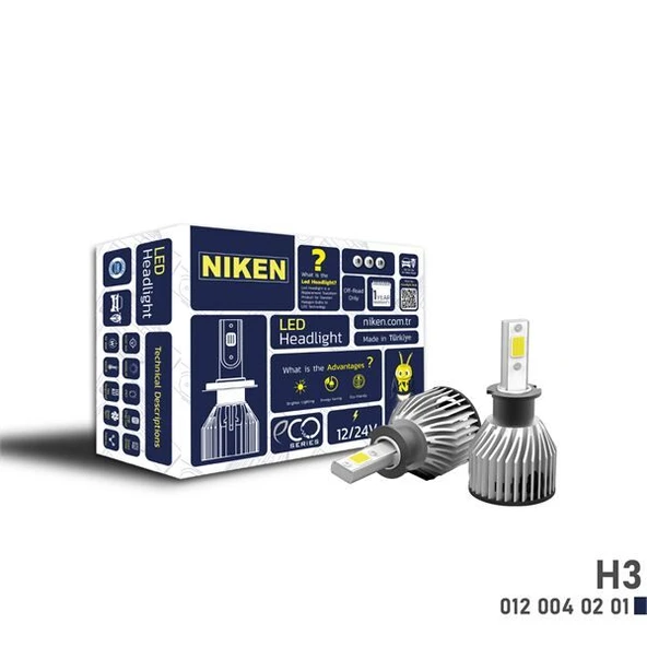 NIKEN LED XENON AMPUL ECO SERISI  H3 ürün görseli 1