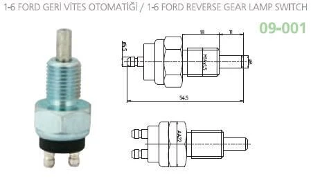 AKSA GERİ VİTES MÜŞÜRÜ 1-6 FORD ürün görseli 1