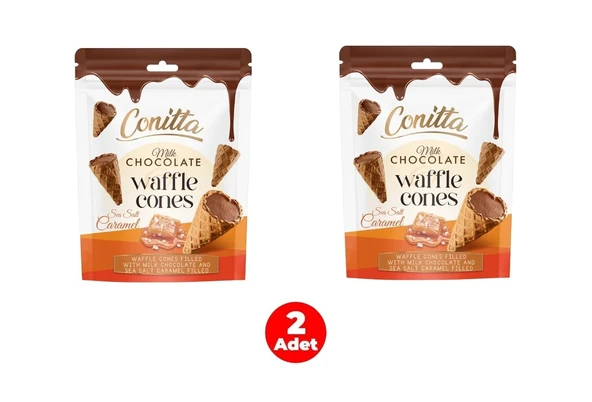Conitta Deniz Tuzlu Karamel Dolgulu Gofret 80 Gr. (2 ADET) ürün görseli 1