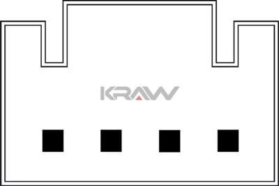 KRAW CAM KALDIRMA ANAHTARI SKODA OCTAVIA II - YETI SOL ARKA - TEKLİ ürün görseli 1