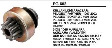 REMARK MARŞ DİŞLİSİ D6R PEUGEOT/CTROEN 9 DİŞ VALEO TİPİ ürün görseli 1